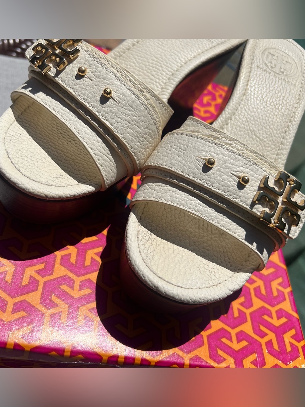 Tory Burch Elina Platform Sandal Size 9 - Picture 7 of 16